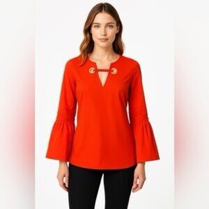 Michael Michael Kors Bell Sleeve Blouse | Size Small